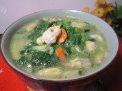 美味的白菜蛤蜊汤