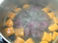 美味的自制芋圆红豆汤做法图解9)