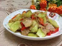 家庭版黄瓜炒肉片