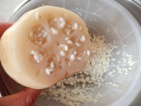 颜值高桂花糯米藕做法图解4)