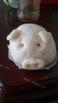 自制小猪馒头