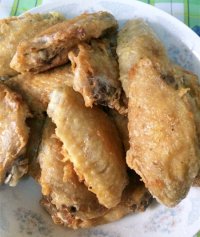 美味的炸鸡翅