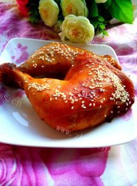 美味的烤鸡腿