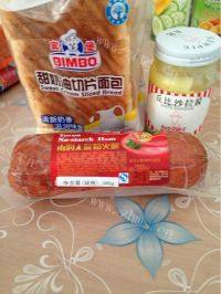 简单的火腿三明治做法图解1)