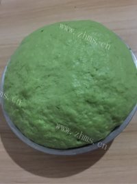 简单版菠菜馒头做法图解3)