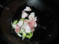 外婆教我做菜花炒肉做法图解5)