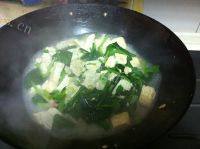 家常菜菠菜炖豆腐做法图解6)