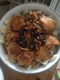 珍馐美味的腐乳豆豉蒸鸡做法图解5)