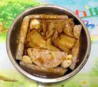 美味的香芋扣肉做法图解11)