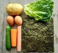 热腾腾的土豆寿司做法图解1)