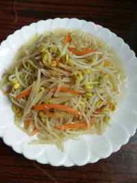 家常菜清炒黄豆芽