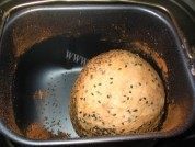 美味的芝麻面包做法图解3)