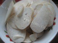 家常菜杏鲍菇炒青菜做法图解1)