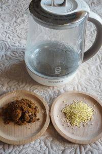 美味早餐红糖小米粥做法图解1)