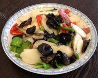 家常菜山药炒木耳