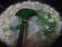 营养丰富的青菜豆腐羹做法图解9)
