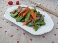 家庭版荷兰豆炒腊肉