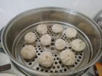 美味的猪肉茴香包子
