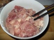 家常菜西葫芦肉片做法图解3)