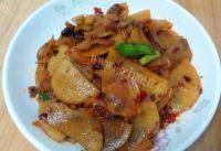 家常菜土豆片炒肉