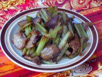 肉炒芹菜