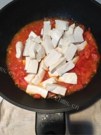 番茄豆腐做法图解5)