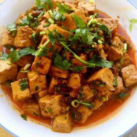诱人的麻婆豆腐