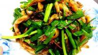 鲜香的韭菜炒河虾