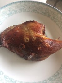美味的烤鸭腿