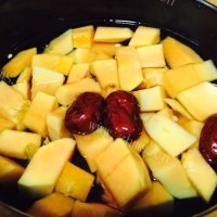 美味的木瓜炖牛奶的做法图解五