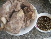 美味的炖腔骨