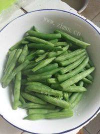 家常菜蒜香四季豆做法图解5)