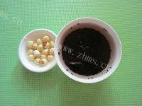 美味早餐山药莲子黑米粥做法图解2)