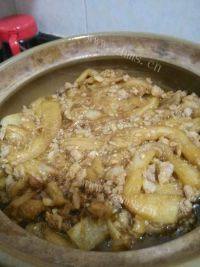 美味的咸鱼茄子煲做法图解4)