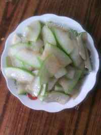 家常菜素炒冬瓜