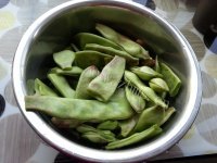 家常菜肉片四季豆做法图解1)