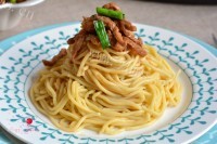 美味的南瓜肉丝拌面做法图解15)