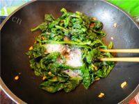 秀色可餐的菠菜炒粉丝做法图解10)