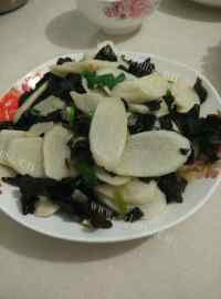 珍馐美味的山药炒黑木耳做法图解10)