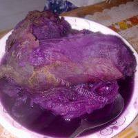 紫薯糯米饼的做法图解一