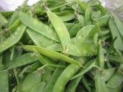 素炒荷兰豆做法图解1)