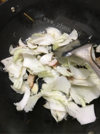 特下饭的猪肉白菜炖粉条做法图解6)