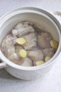 营养晚餐猪蹄炖黄豆做法图解7)