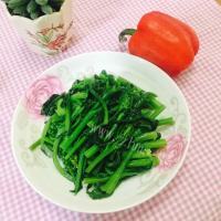 家常菜清炒菜心做法图解7)