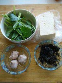 家常菜小白菜豆腐汤做法图解1)