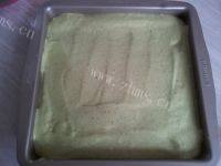 自制抹茶蛋糕做法图解6)