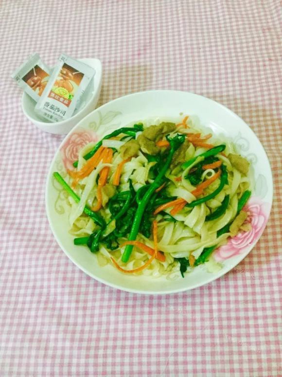 独特的炒河粉