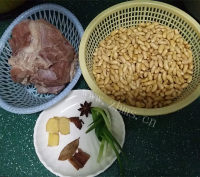 美味的黄豆卤牛肉做法图解1)