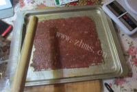 自制蜜汁猪肉脯做法图解4)