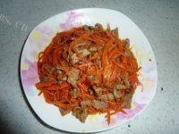 胡萝卜炒肉（家庭版）